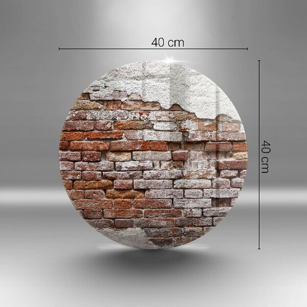 Protection plaque induction Vieux mur de brique et de béton