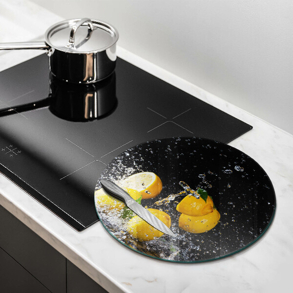 Protection plaque induction Fruit de citron juteux