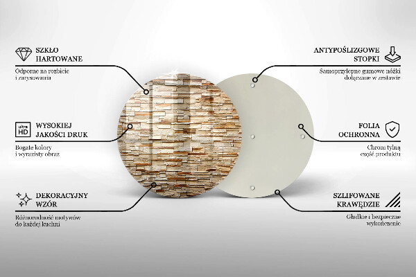 Protection plaque induction Texture des pierres décoratives