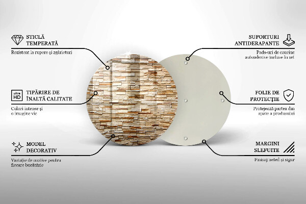 Protection plaque induction Texture des pierres décoratives