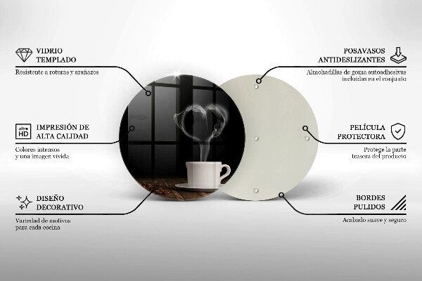 Protection plaque induction Coeur de tasse à café