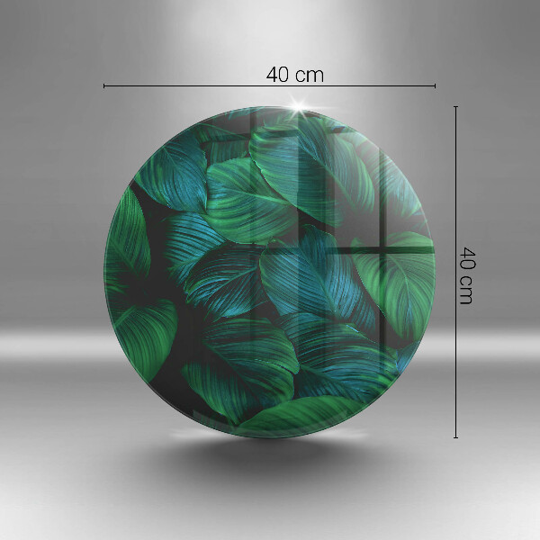 Protection plaque induction Feuilles de la jungle