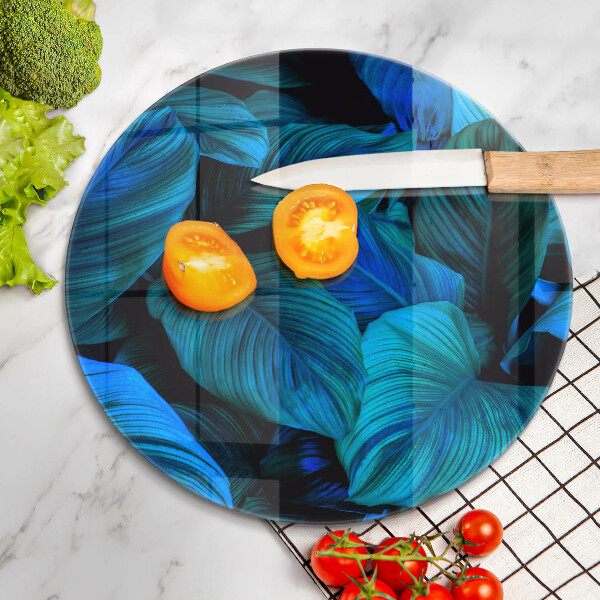 Protection plaque induction Feuilles de végétation de la jungle