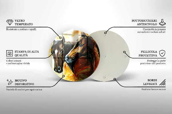 Protection plaque induction Animaux chevaux