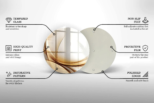 Protection plaque induction Formes abstraites
