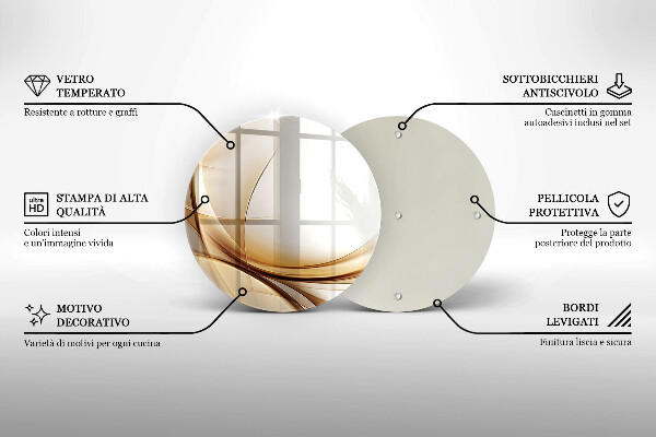 Protection plaque induction Formes abstraites
