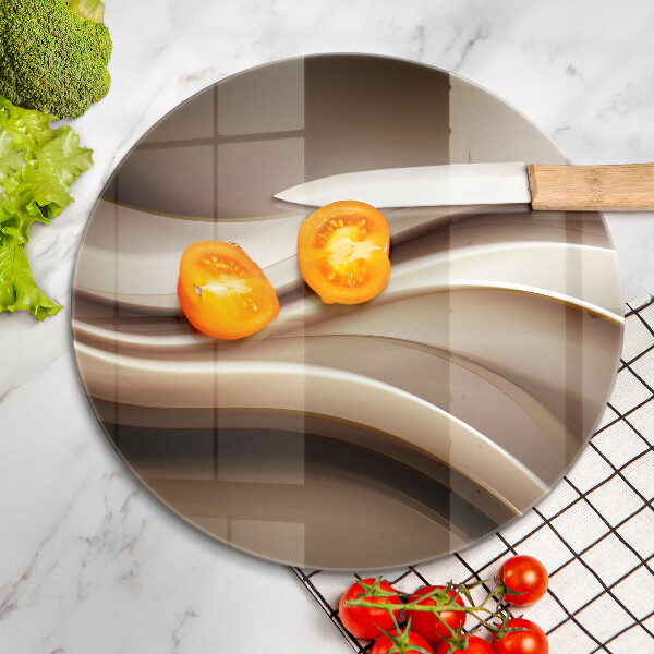 Protection plaque induction Lignes douces d'abstraction