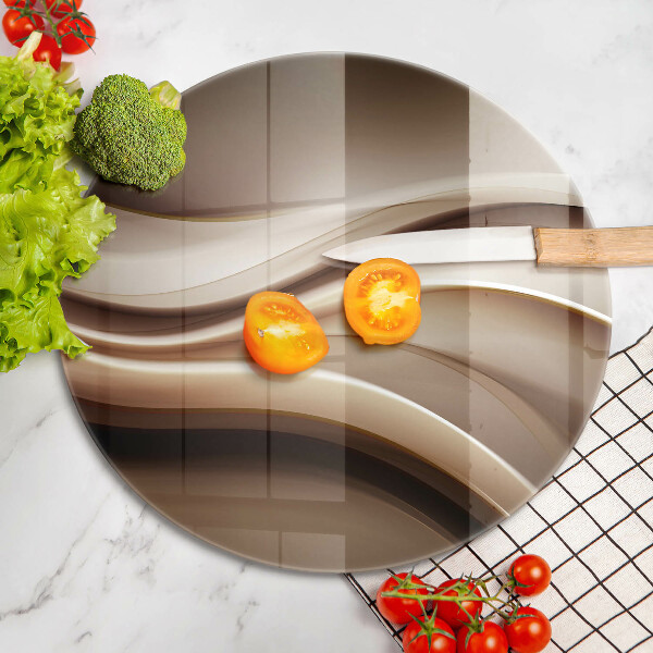 Protection plaque induction Lignes douces d'abstraction