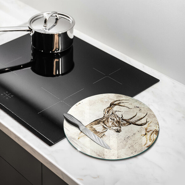 Protection plaque induction Illustration d'animaux de cerf