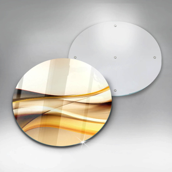 Protection plaque induction Lignes de fumée abstraites