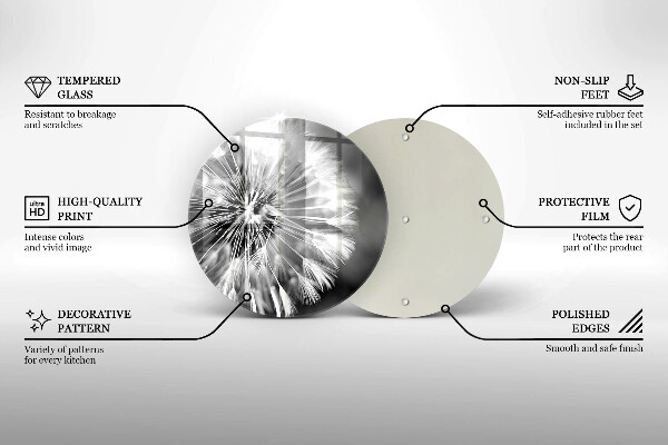 Protection plaque induction Un pissenlit délicat