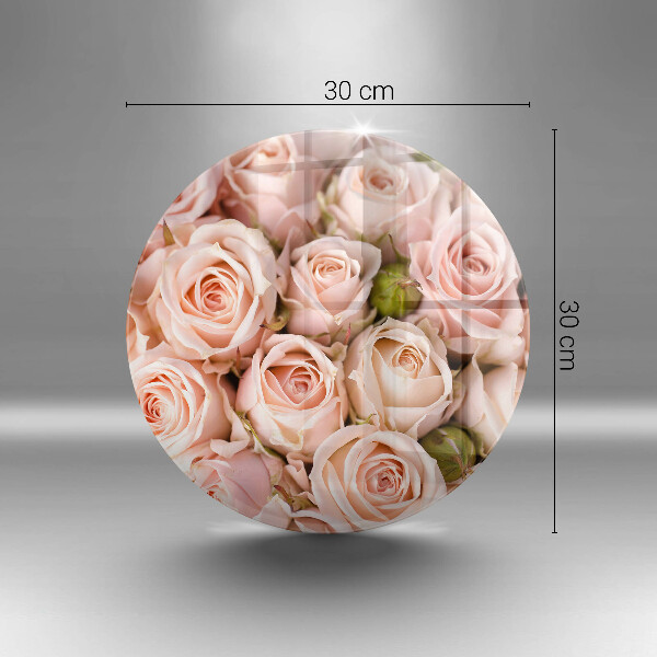 Protection plaque induction Bouquet de roses délicates