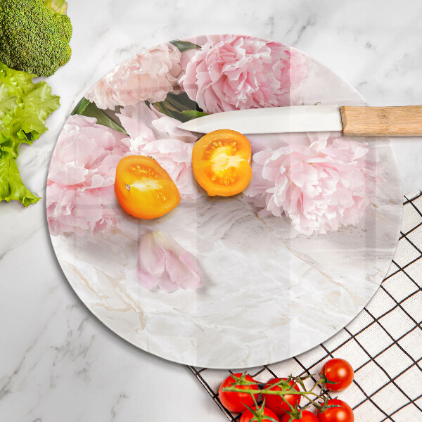 Protection plaque induction Fleurs de roses délicates