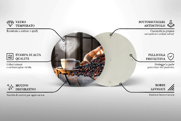 Protection plaque induction Tasse à café et coeur