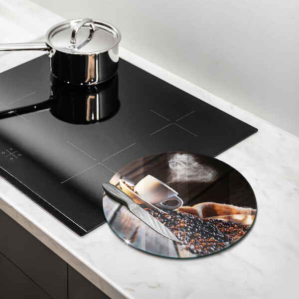 Protection plaque induction Tasse à café et coeur