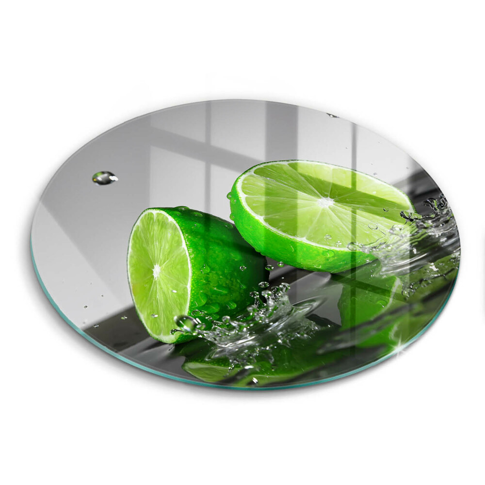Protection plaque induction Citrons verts juteux et eau