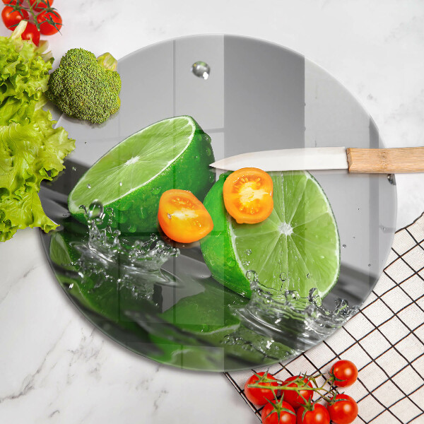 Protection plaque induction Citrons verts juteux et eau