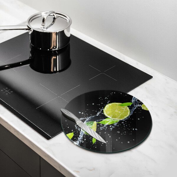 Protection plaque induction Limes juteuses dans l'eau