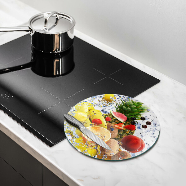 Protection plaque induction Fruits juteux et eau