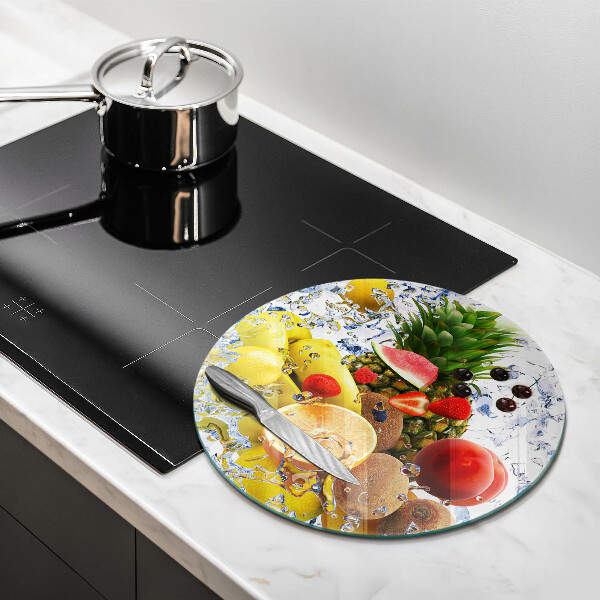 Protection plaque induction Fruits juteux et eau