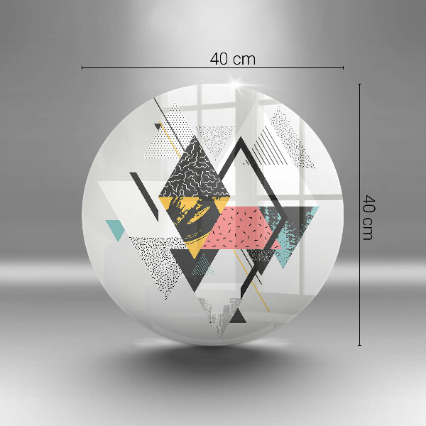 Protection plaque induction Triangles abstraits