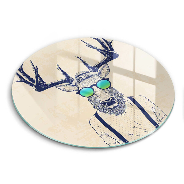 Protection plaque induction Illustration d'homme cerf