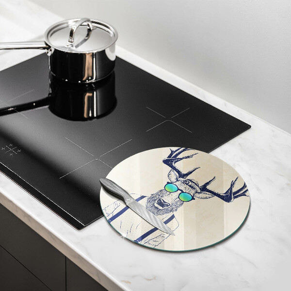 Protection plaque induction Illustration d'homme cerf