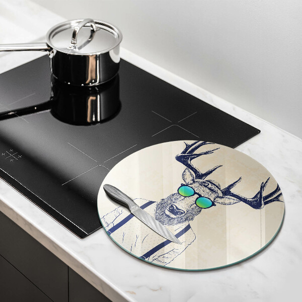 Protection plaque induction Illustration d'homme cerf