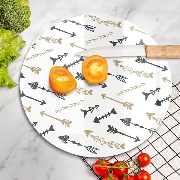 Protection plaque induction Modèle de flèches bohème