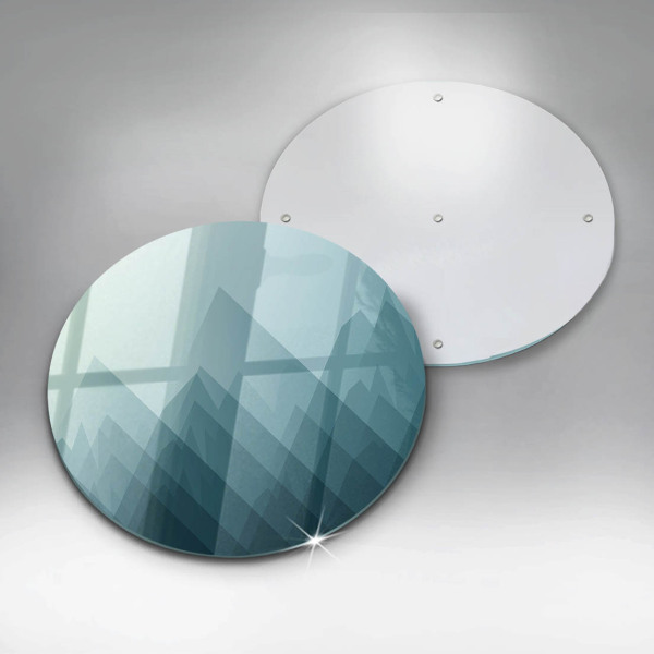 Protection plaque induction Montagnes abstraites