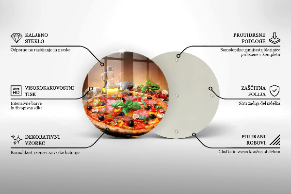 Protection plaque induction Pizza italienne