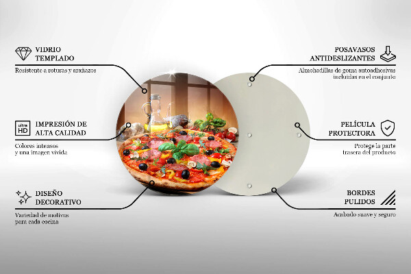 Protection plaque induction Pizza italienne