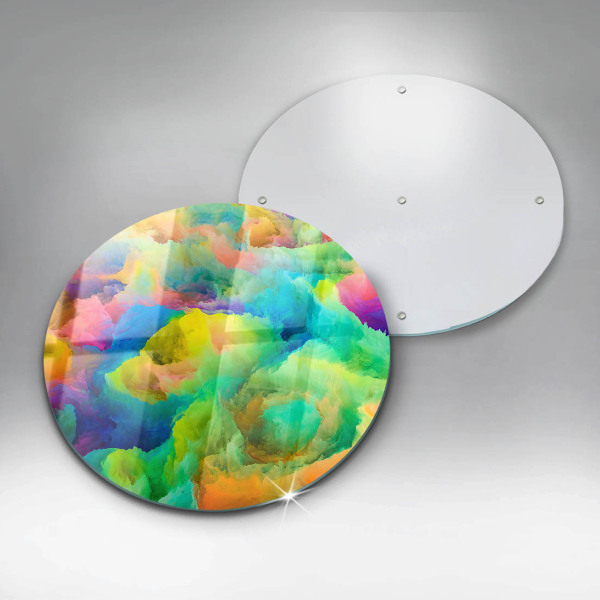 Protection plaque induction Abstraction colorée