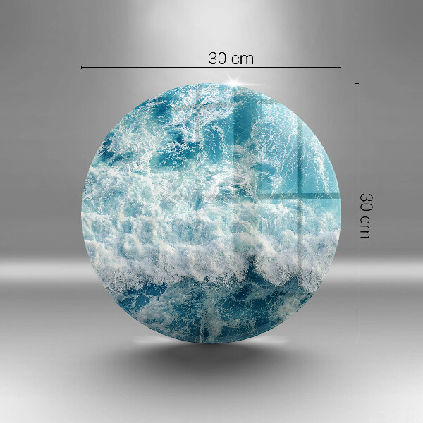 Protection plaque induction Vagues d'eau de mer