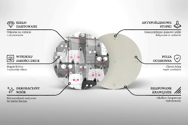 Protection plaque induction Illustration de chats