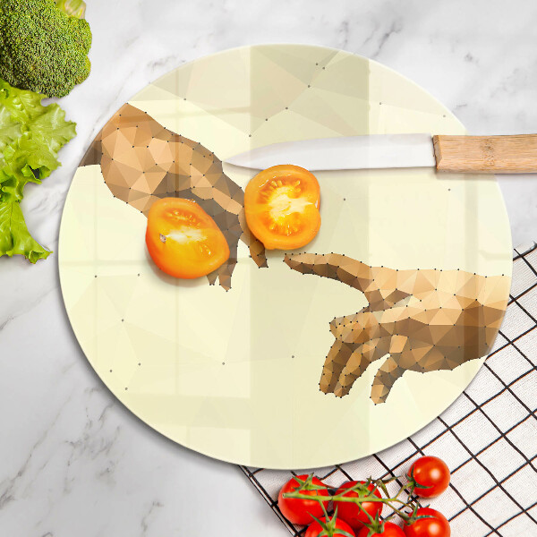 Protection plaque induction Création des mains d'Adam