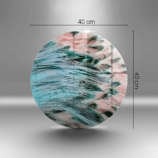 Protection plaque induction Plumes d'oiseaux bohèmes