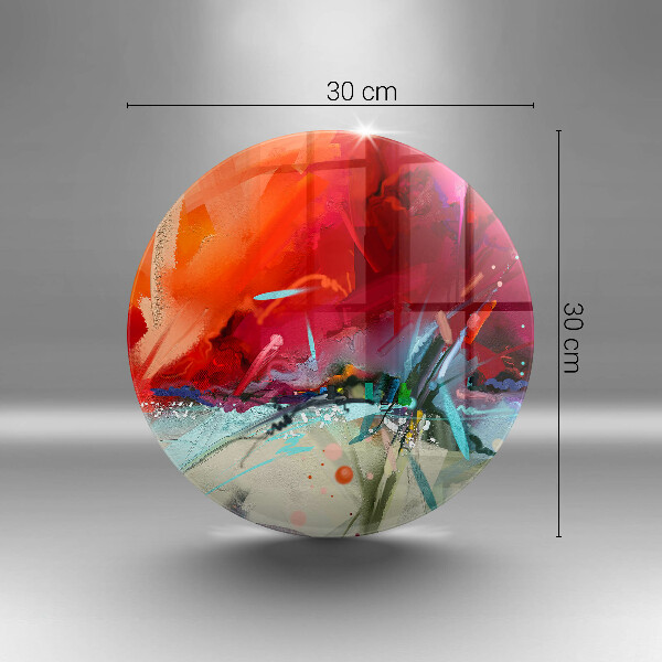 Protection plaque induction Abstraction peinte