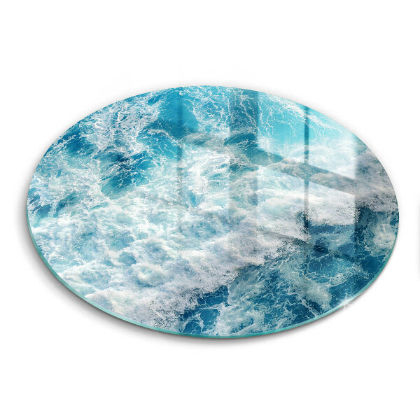 Protection plaque induction Vagues d'eau de mer