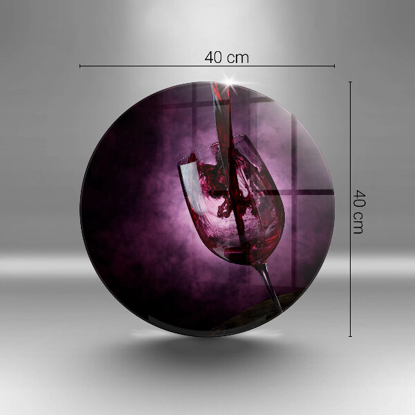 Protection plaque induction Un verre de vin