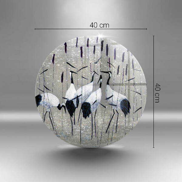 Protection plaque induction Grues japonaises