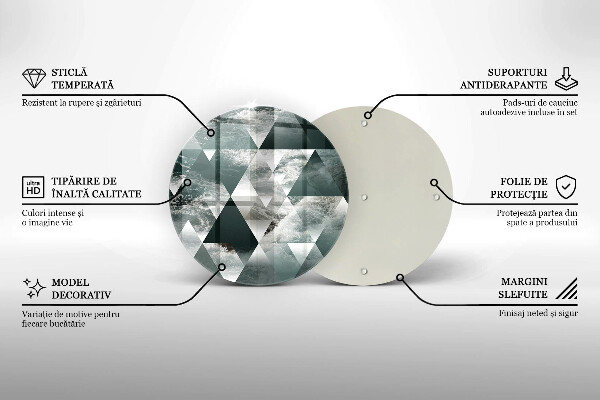Protection plaque induction Triangles et eau