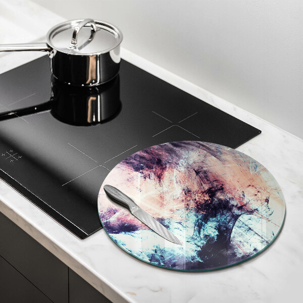 Protection plaque induction Abstraction peinte