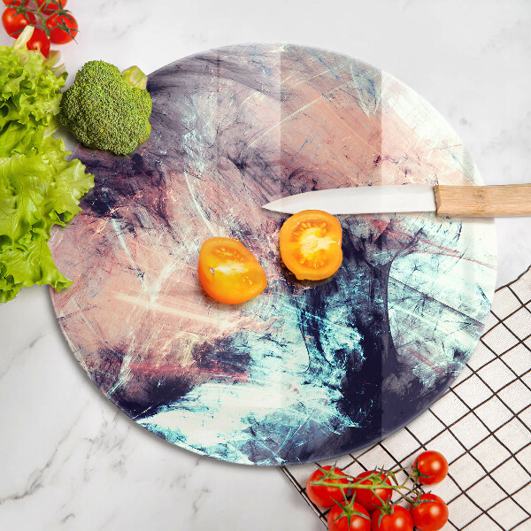 Protection plaque induction Abstraction peinte