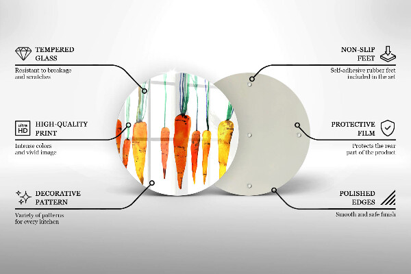 Protection plaque induction Illustration de carotte
