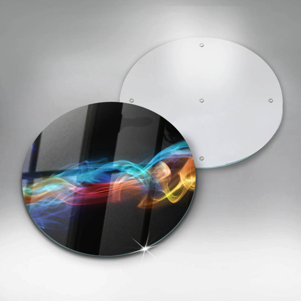 Protection plaque induction Fumée colorée