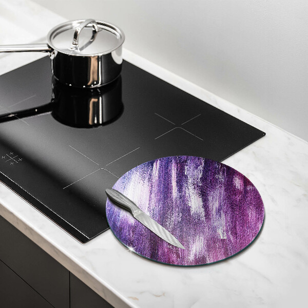 Protection plaque induction Peinture abstraite