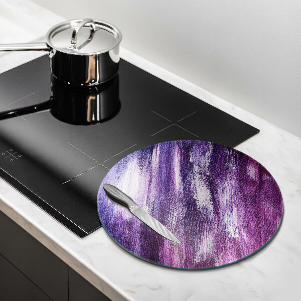 Protection plaque induction Peinture abstraite