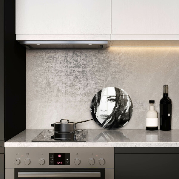 Protection plaque induction Visage de femme