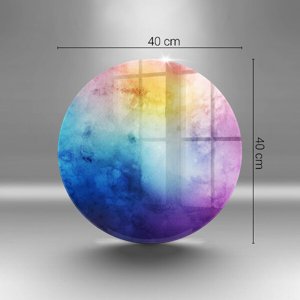 Protection plaque induction Éclaboussures d'aquarelle arc-en-ciel